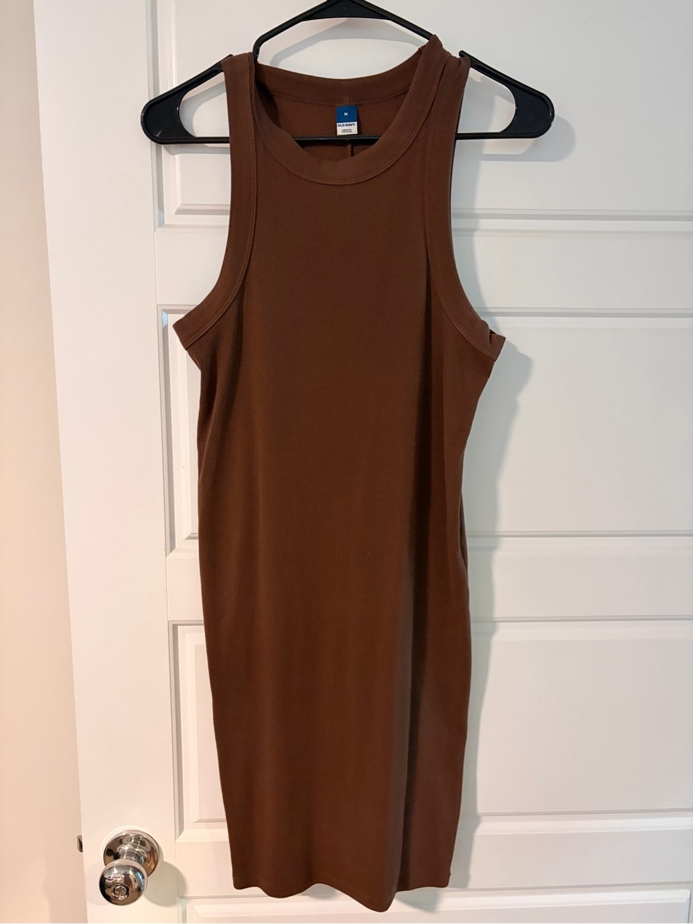 Old Navy Brown Sleeveless Ribbed Tank Dress